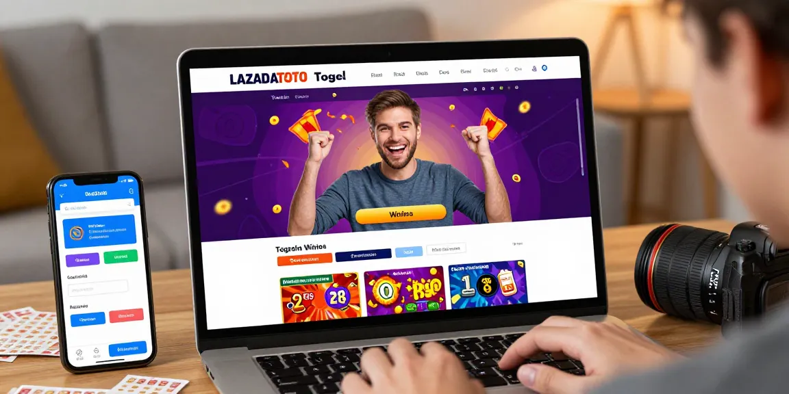 Pengguna LAZADATOTO merayakan kemenangan togel online dengan antusias di rumah.