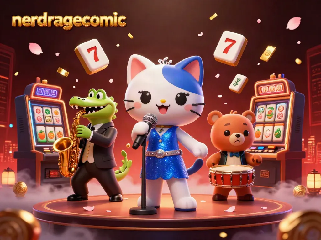 Menangkan jackpot dengan komik nerdragecomic, dipenuhi simbol luar biasa dan momen berharga di kasino.