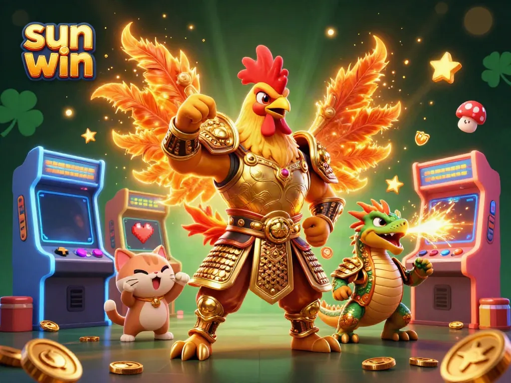 Experience the captivating atmosphere of sun win with vibrant characters and engaging gaming elements.