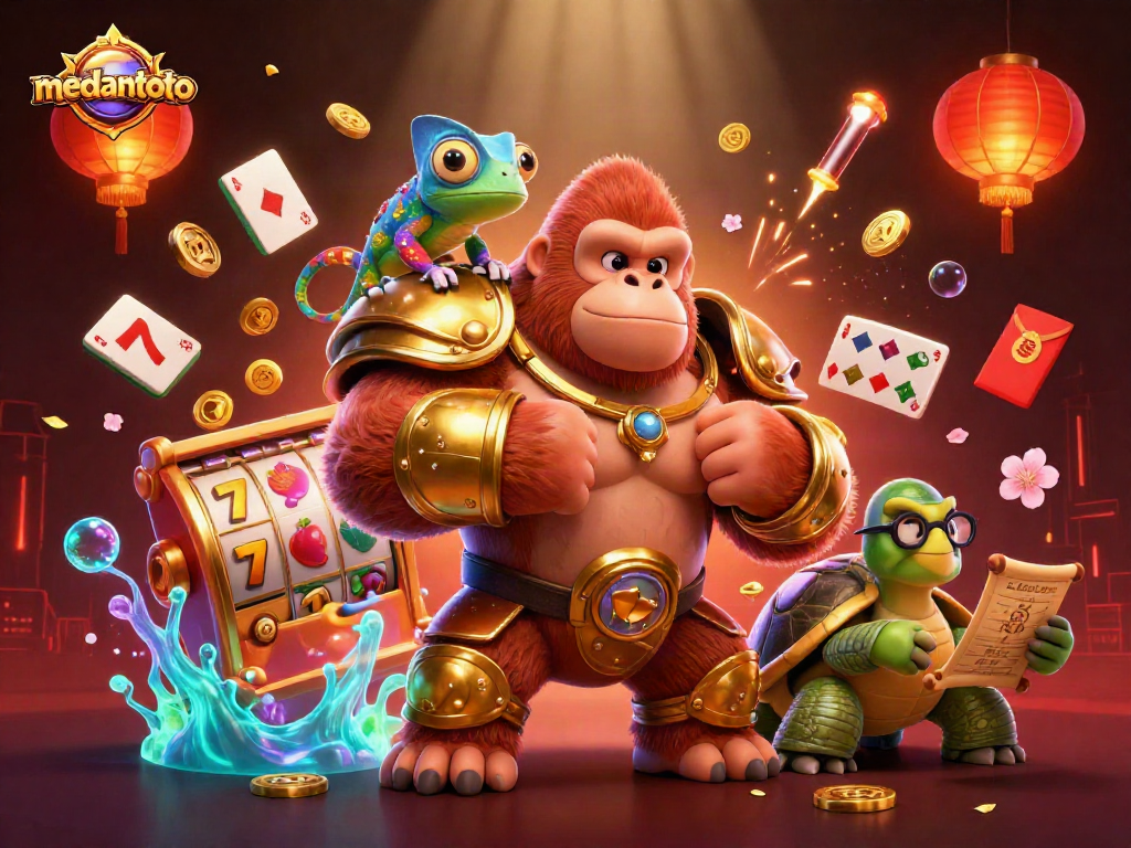 Medantoto, bermain dengan slot dan jackpot dalam suasana yang meriah di casino online.