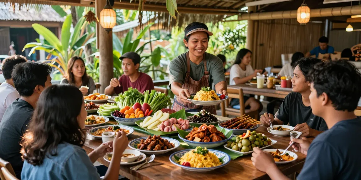 Warung225 menyediakan berbagai hidangan tradisional Indonesia yang lezat.