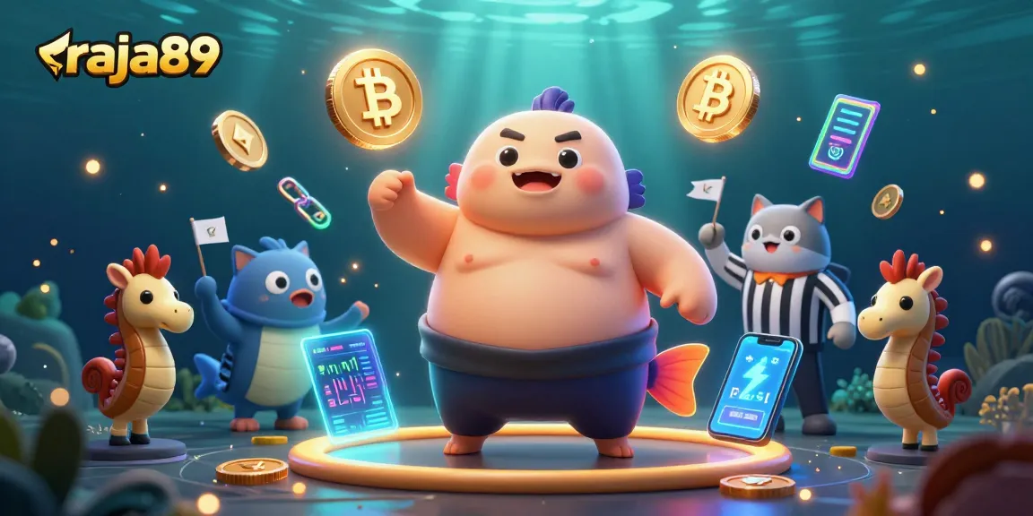 Engage in winning strategies at raja89 with fun underwater casino games featuring vibrant characters.