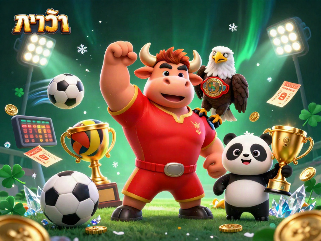 Engage in บาคาร่า gaming with vibrant characters celebrating a big win amidst exciting casino elements.