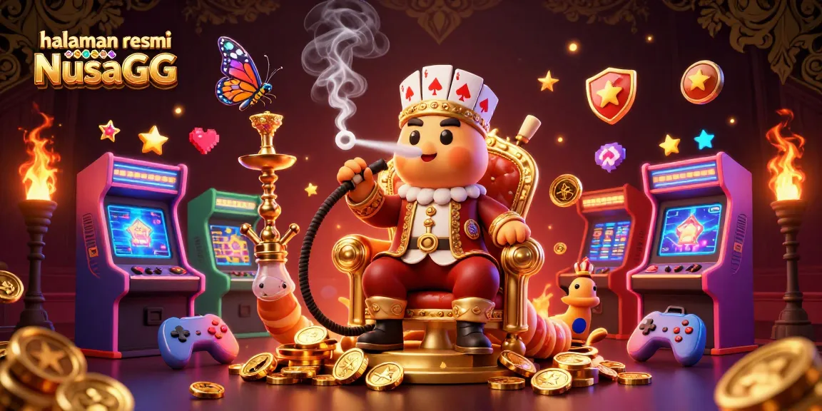 Experience the magic of halaman resmi NusaGG with enchanting poker symbols and casino artistry.