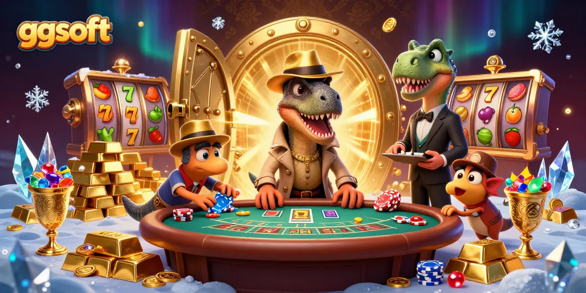 Memenangkan jackpot dengan ggsoft dalam permainan slot di kasino berdimensi tinggi.