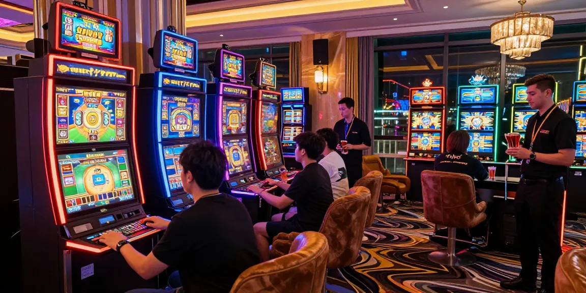 Pengalaman bermain LUXURY777 di lounge game mewah dengan mesin slot modern.