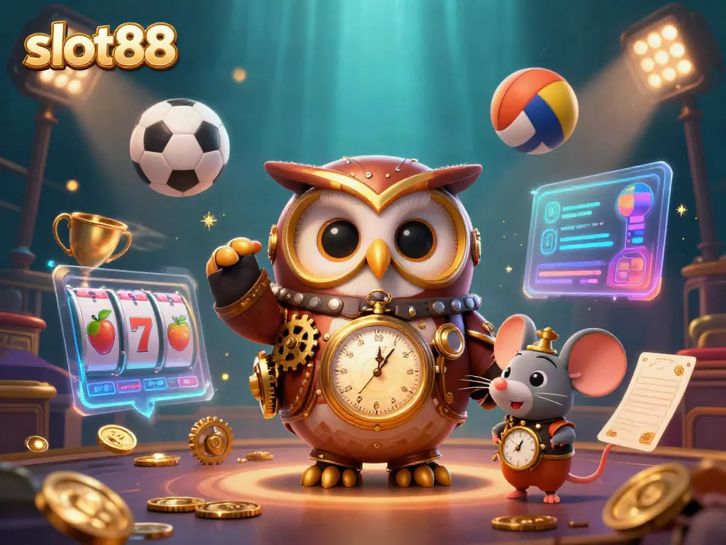 Experience thrilling gameplay with slot88 featuring 3D cartoon characters and dynamic casino elements.