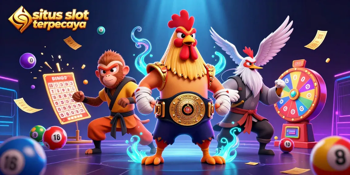 Experience thrilling spins and jackpots at situs slot online terpercaya, featuring vibrant characters and game elements.