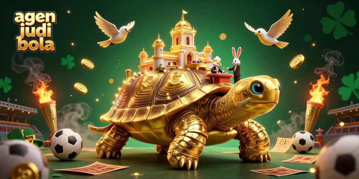 Experience thrilling sports betting with agen judi bola featuring vibrant casino illustrations.
