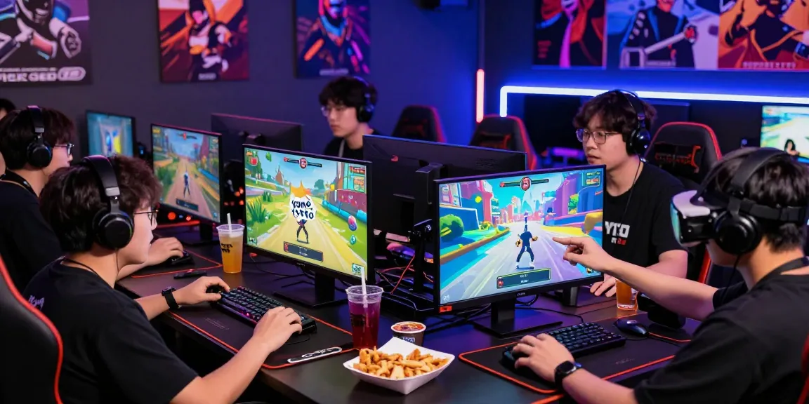 Pengalaman bermain "yume toto" secara online dengan pemain muda yang bersemangat, suasana ceria dan penuh keterlibatan.