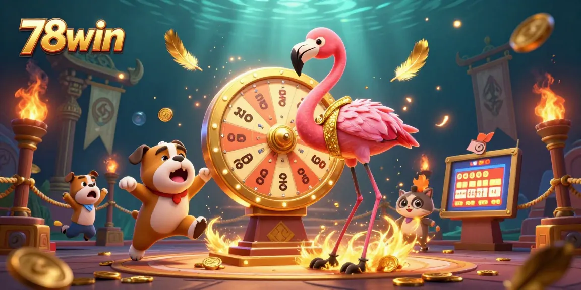 Experience thrilling gameplay with 78win featuring a lively game show scene.