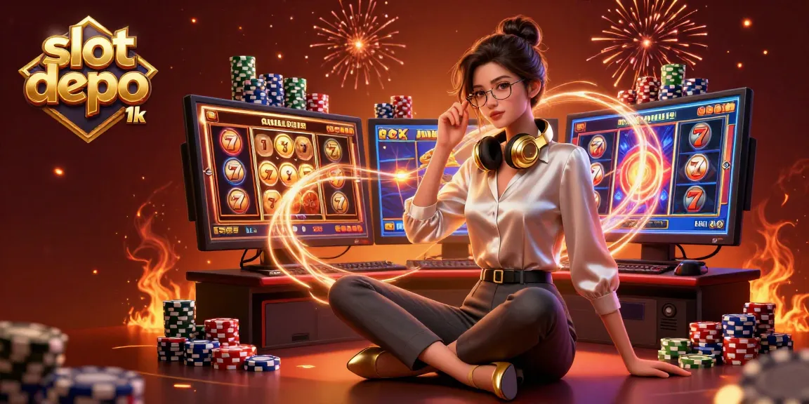 Experience thrilling slot action at slot depo 1k with vibrant characters and gaming elements.