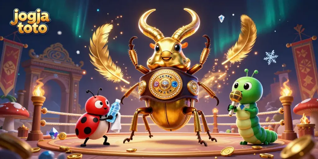 Join the fun at jogja toto with this vibrant 3D illustration showcasing a captivating casino scene.